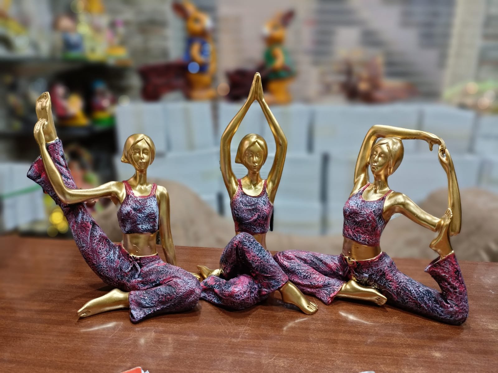 Large Yoga Lady Sculpture